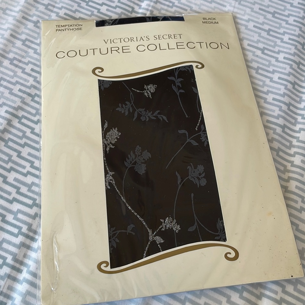 Victoria’s Secret Couture Collection temptation design patterned pantyhose